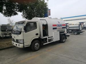 Buy cheap 5.5CBM Small Propane Cylinder Truck , 2 Tons Mobile Lpg Truck Tanker product
