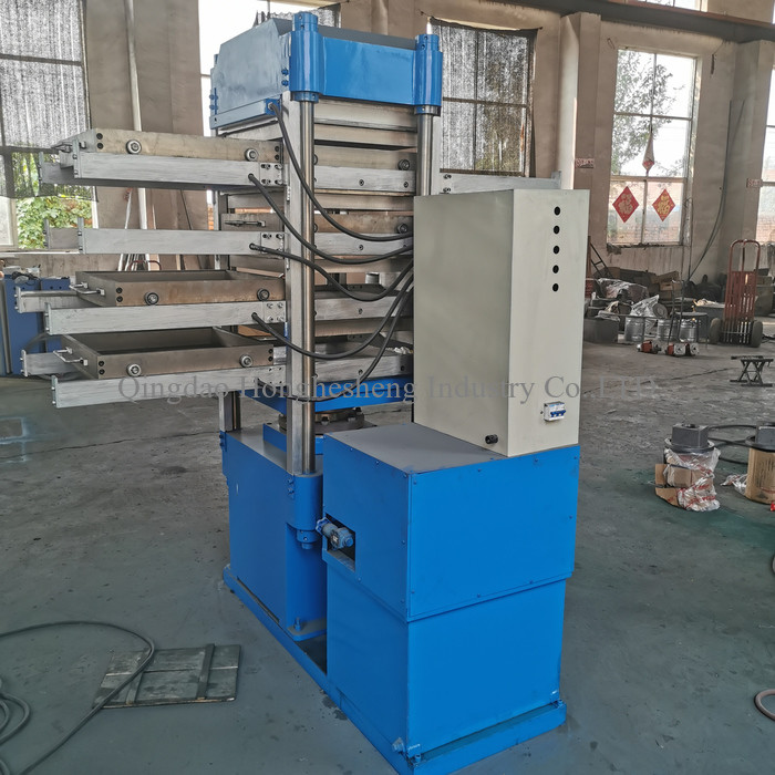 100*100cm Rubber Tile Making Machine Hot Vulcanizing Machine Frame Configuration