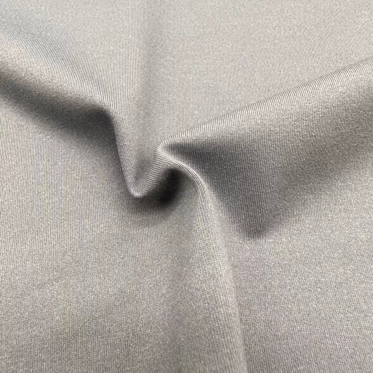 87% Polyester 13% Spandex Fabric 280GSM Woven Solid Fabric For Women Yoga Wear Sportswear