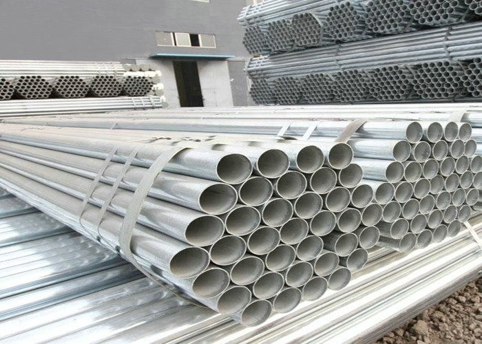 DN100 Q345 Hot Dip Galvanized Steel Pipe Sch120 Multipurpose For Construction