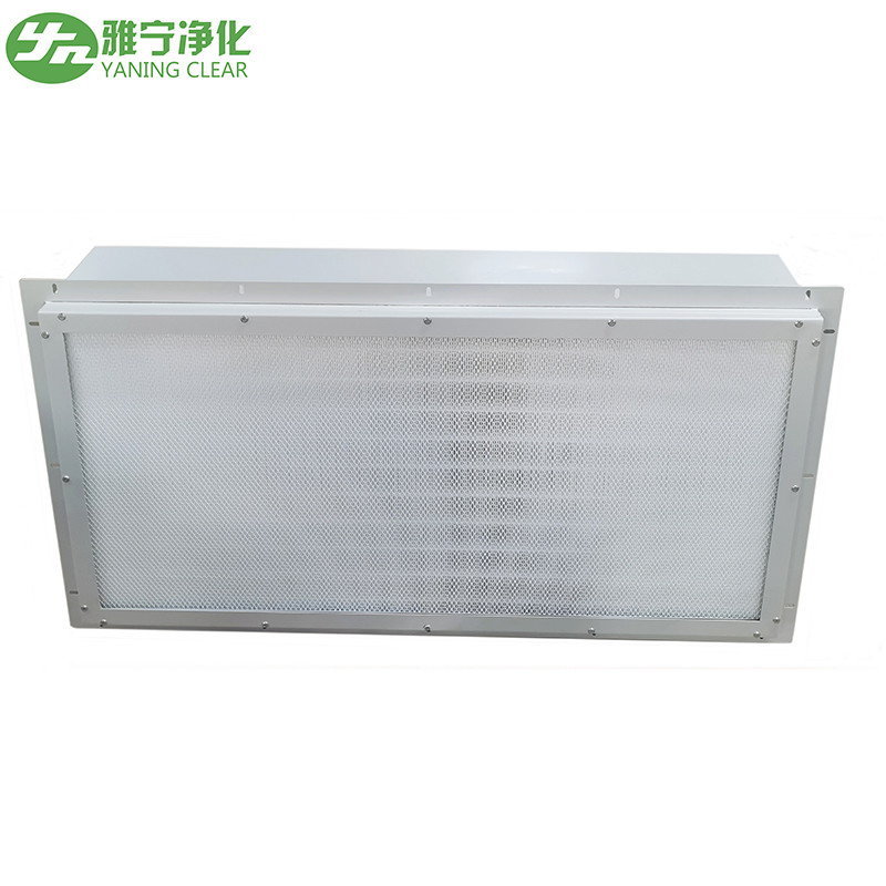 575*1175mm Galvanized Steel Sheet FFU Fan Filter Unit , Dust Removing Fan Filter Units