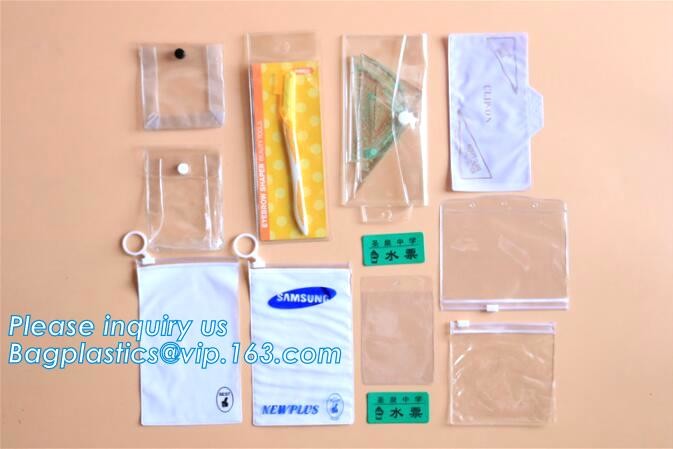 Slider Zip lockk Mobile Phone Clear Vinyl PVC Bag, matte frosted PVC slider zipper bag plastic bag with zipper, resealable