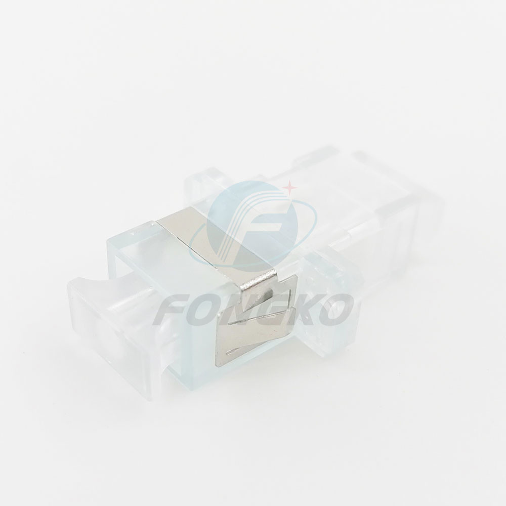 Transparent Shell SC UPC Adapter PC SM SC Simplex Adapter