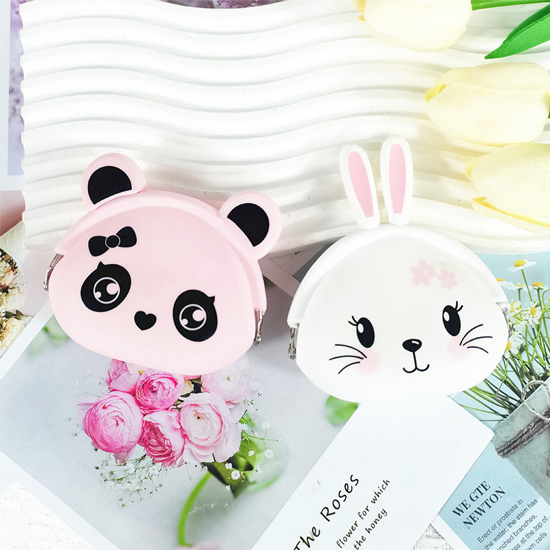 Waterproof Colorful Silicone Pencil Pouch Aesthetic Portable Pen Bag Stylish Office School Supplies Christmas Gift