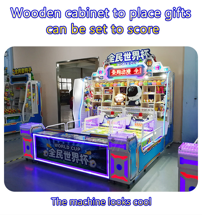 Ball Throwing Win Prize Carnival Soccer Booth Game Machine