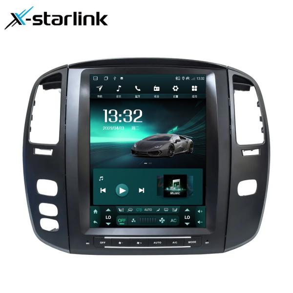 LC100 Land Cruiser LX470 Car Video Player 12.1 Inches Android 13 With GPS Bluetooth WiFi