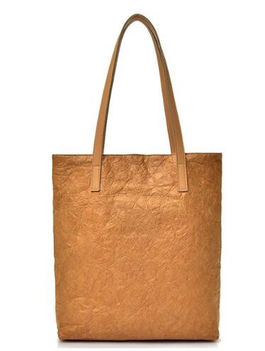 Cheap Lightweight Cheap Brown Custom Made Print Logo Water-proof Tyvek Paper Tote Shopping Bageco reusable promotion gif
