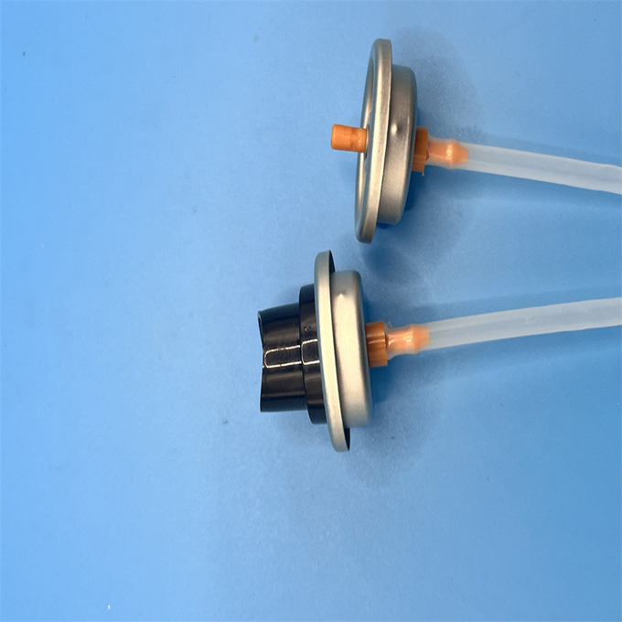 Clear Lacquered Tinplate Buty U-133 Aerosol Valve Spray Paint with Stainless Steel Spring