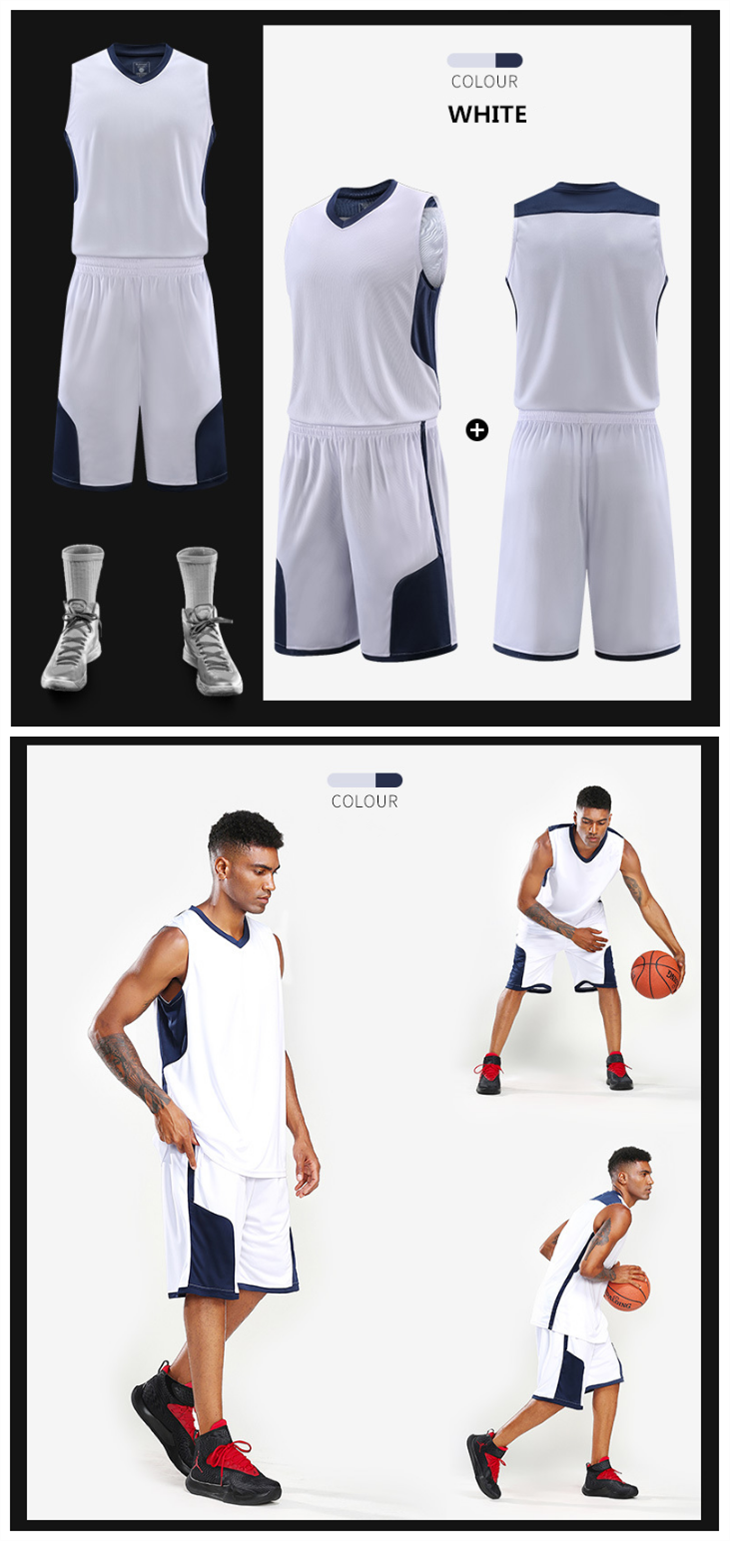 Blank Basketball Jersey Set Uniform Custom Basketball Jersey for Men uniformes de basketball para mujeres
