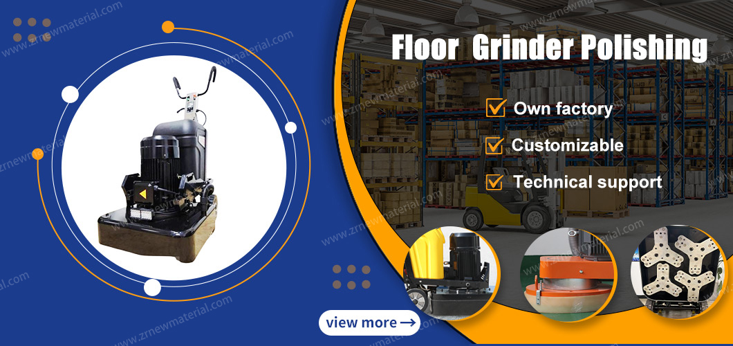 650mm 380V 4 Heads Concrete Surface Grinder Epoxy Floor Grinding Machine