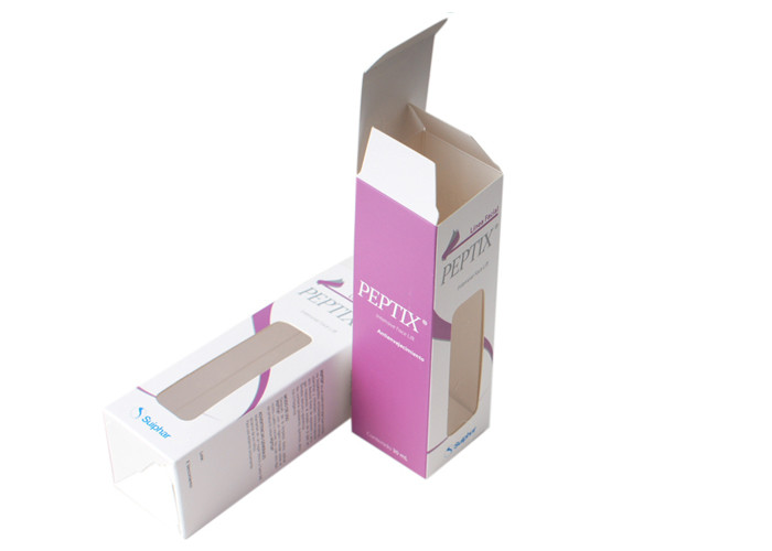 Luxury Magnetic Closure Cardboard Packaging Boxes , Art Paper Window Boxes