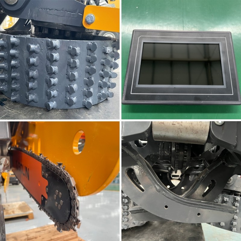 Fully Automatic Wood Cutter Excavator Accessories With Feeding Speed 4m/S