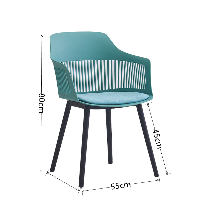 Blue Orange Coloured Plastic Dining Chairs Apartment Plastic Chairs For Dining Table