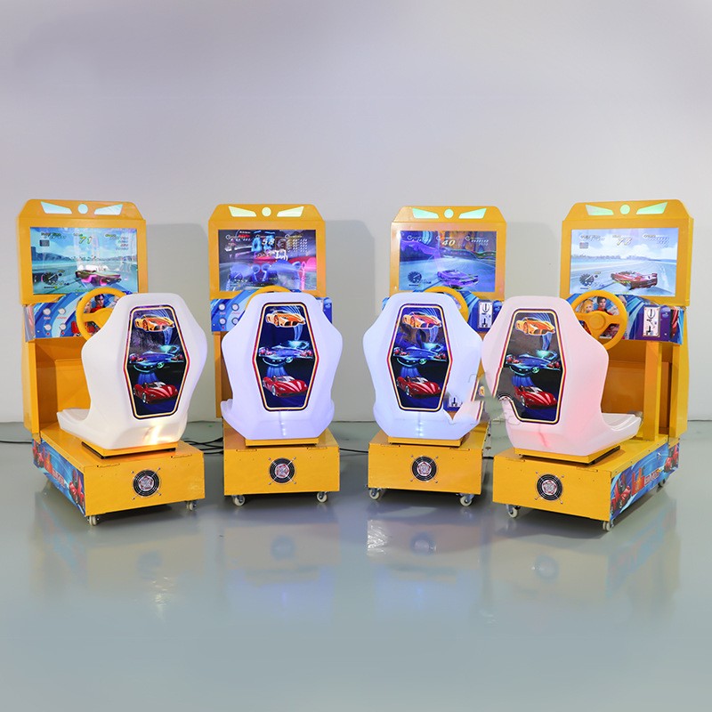 Plastic Racing Arcade Game Machine for Good Profit Picture Coin Operated Racing Car Game