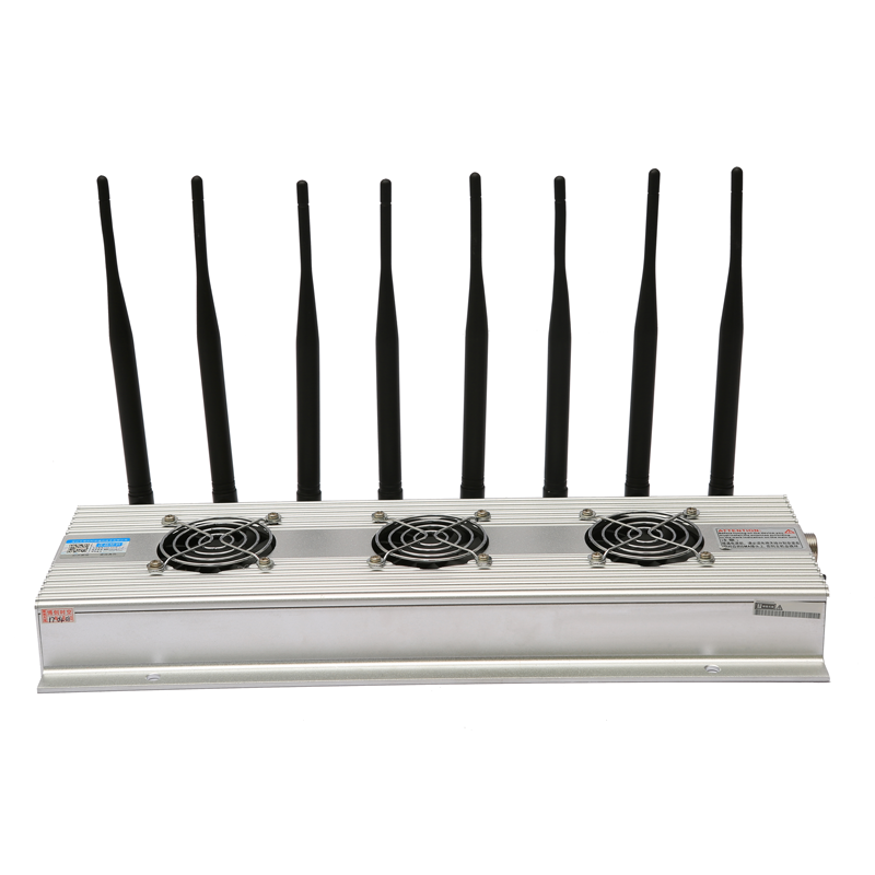 2G 3G 4G WIFI 8 omnidirectional antenna mobile phone signal jammer test room mobile phone jammer