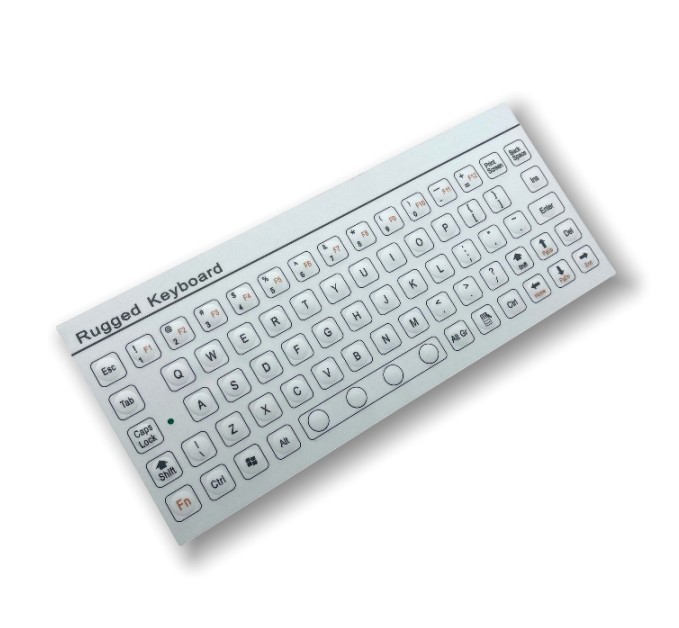 Mini Industrial Panel Mounted Keyboard F8 Lightweight Keyboard 68 Keys 470g
