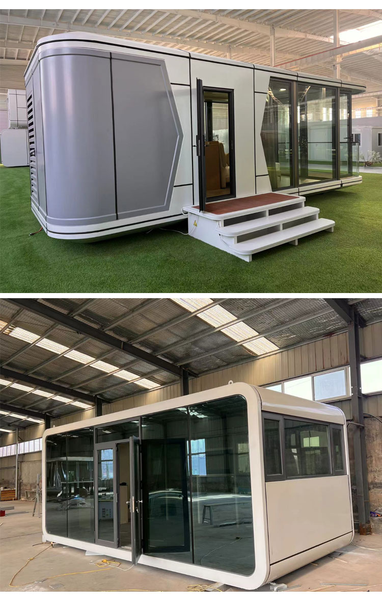 Expandable Container Rock Wool Sandwich Panel Camp House for Coffee and Modern Design