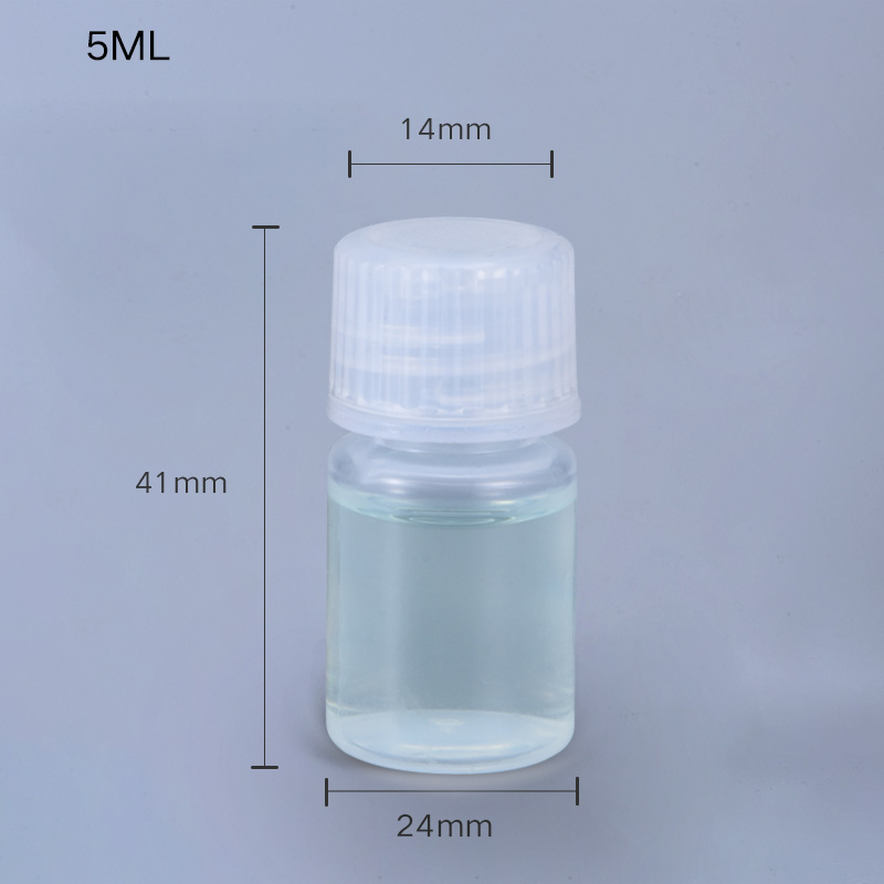 1L Transparent PP Thicken Plastic Chemical Reagent Lab Leakproof Bottles with Screw Lid