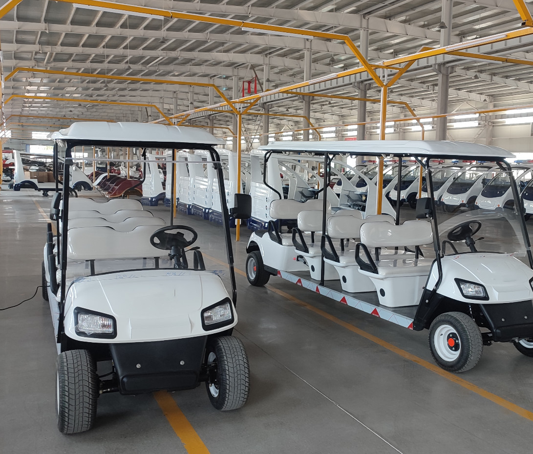 8 Seater Golf Hunting Cart 30 KM/H Battery Operated Electric Golf Buggy Logo Printing Customized