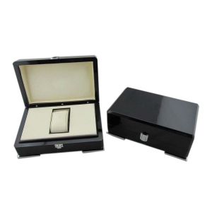 Buy cheap new leather wood watch box hot with tight lock product