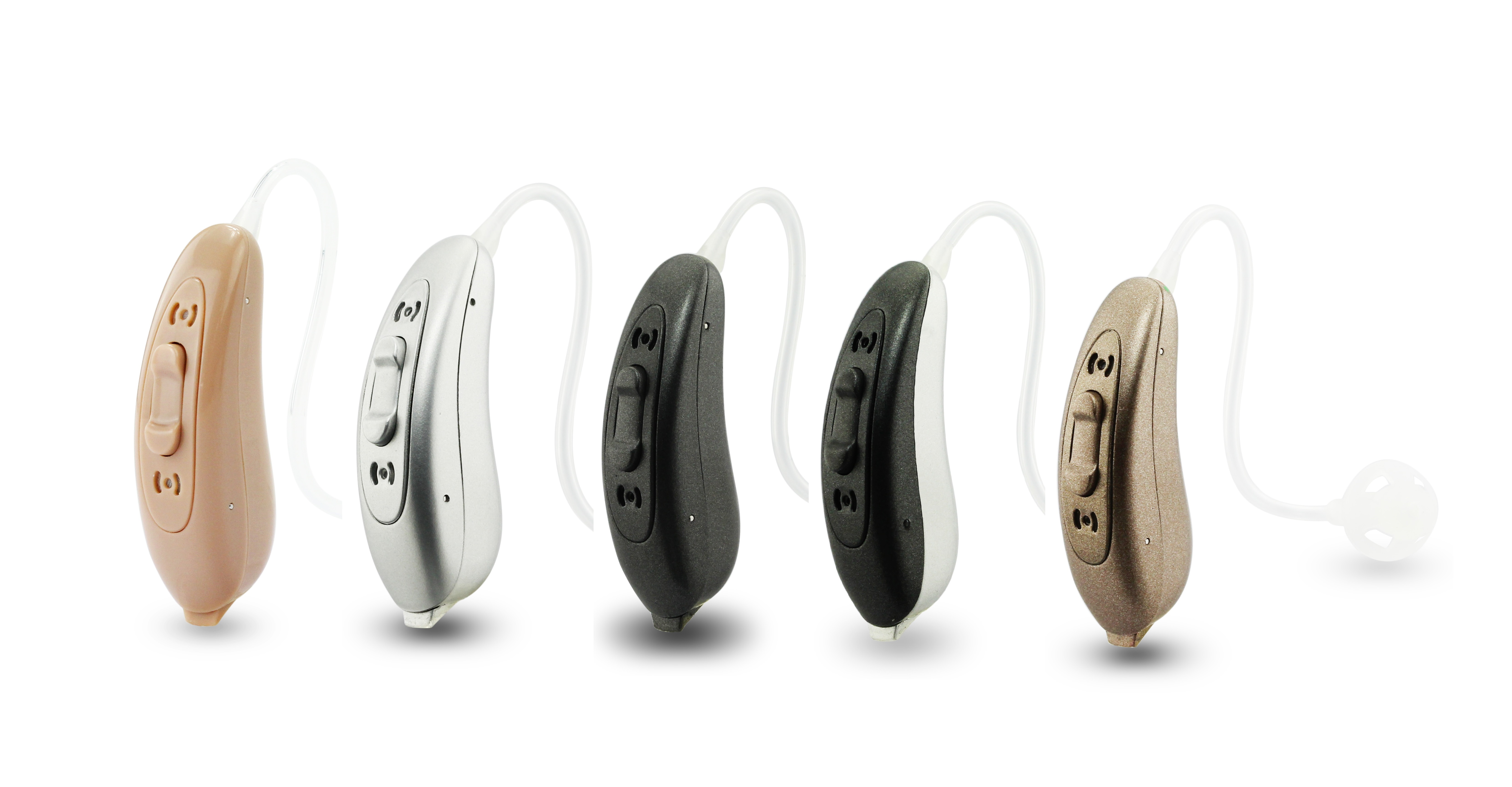 Noise Canceling Digital Bluetooth Hearing Aids Mini Thin Tube Wirelsee Hearing Aids