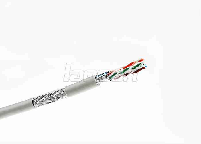 Polyethylene SFTP BC CCA Cat6 Lan Cable 23AWG ANATEL Cat6 Shielded Cable
