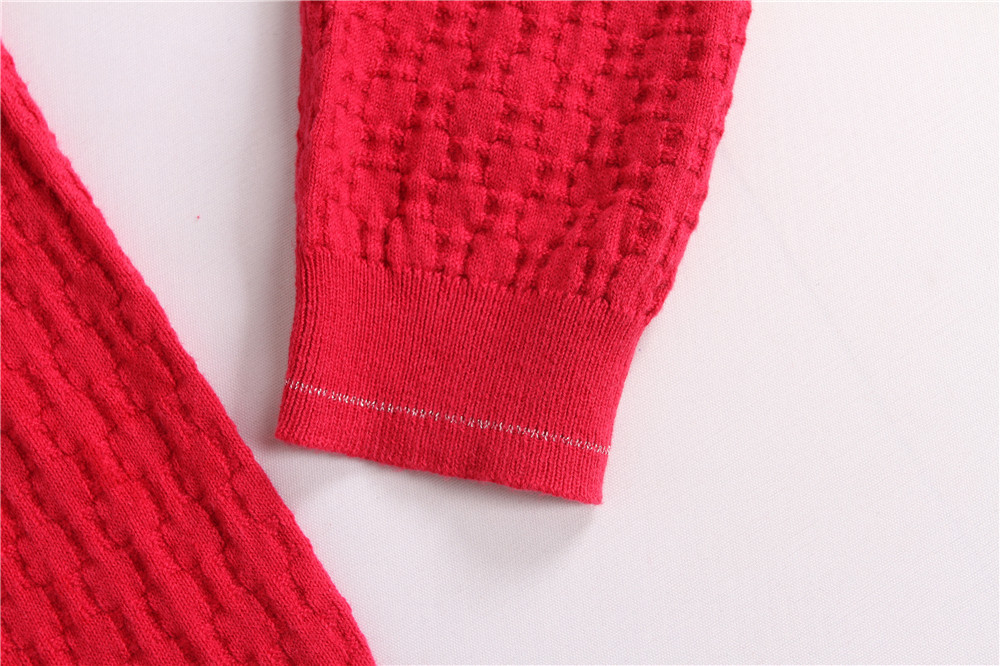 18% Polyamide Ladies Loose Knitted Sweater Pullover Long 46/48