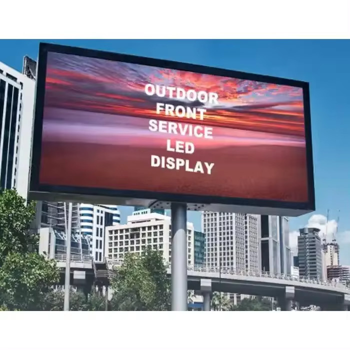 Outdoor Advertising LED Display Screen with IP65 Waterproof and 24h Online Display