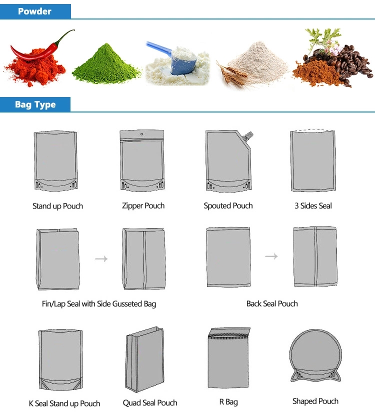 Automatic Powder And Flour Packing Machine Eight Station Powder Packaging Machine