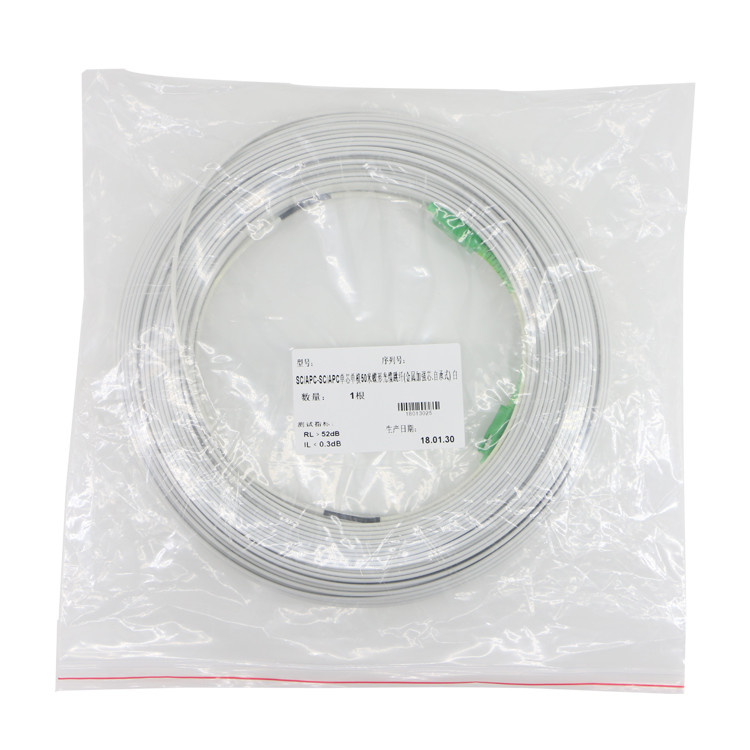SC LC FC Fiber Optic Patch Cord 3.0mm LSZH PVC Pigtail