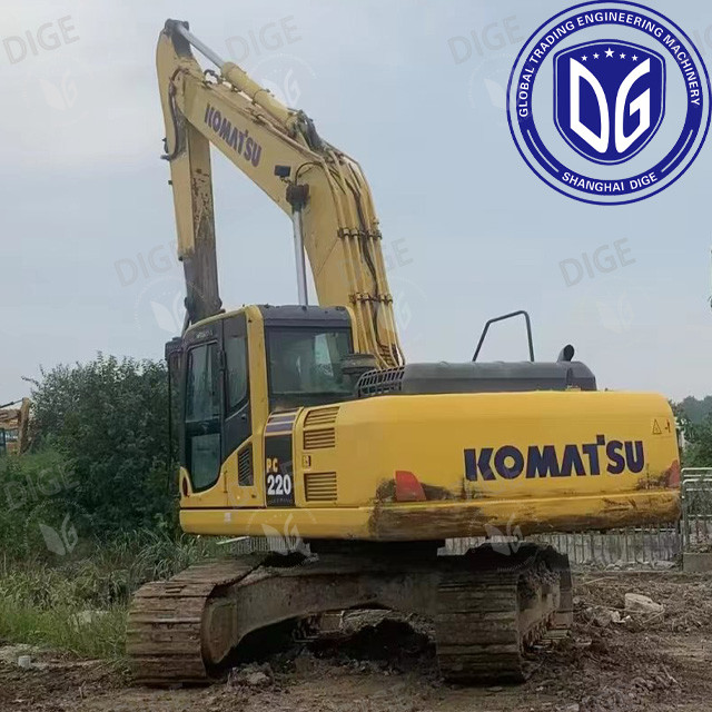 22 Ton Used Komatsu Excavator PC220-7 Original From Japan,In Good Condition On Sale