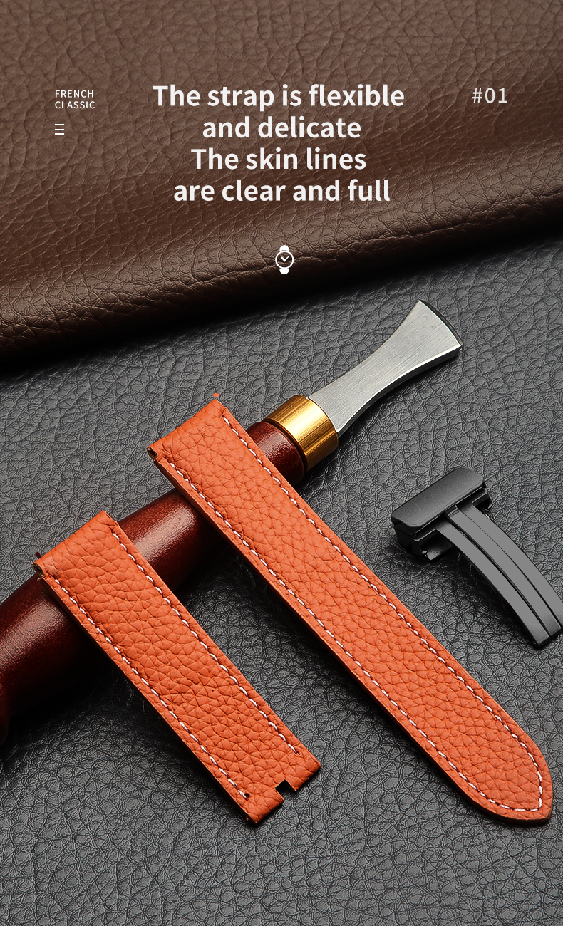 20mm Leather Watch Strap Replacement for SamSung GaLaxy Watch 4 Wrist Band Gift Accessory