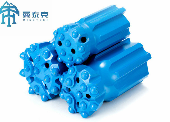 Retract Drill Button Bit T45 76mm For Mining