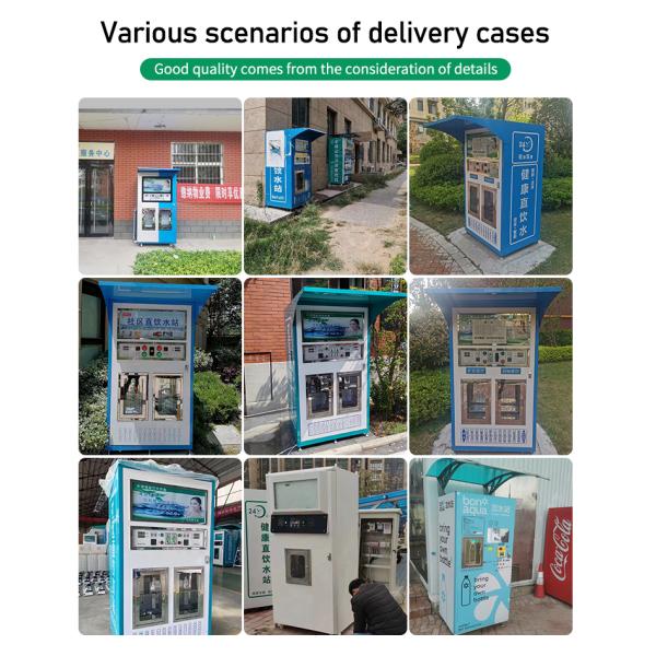 Coin Operated Wall Mount Machine Water Vending Window