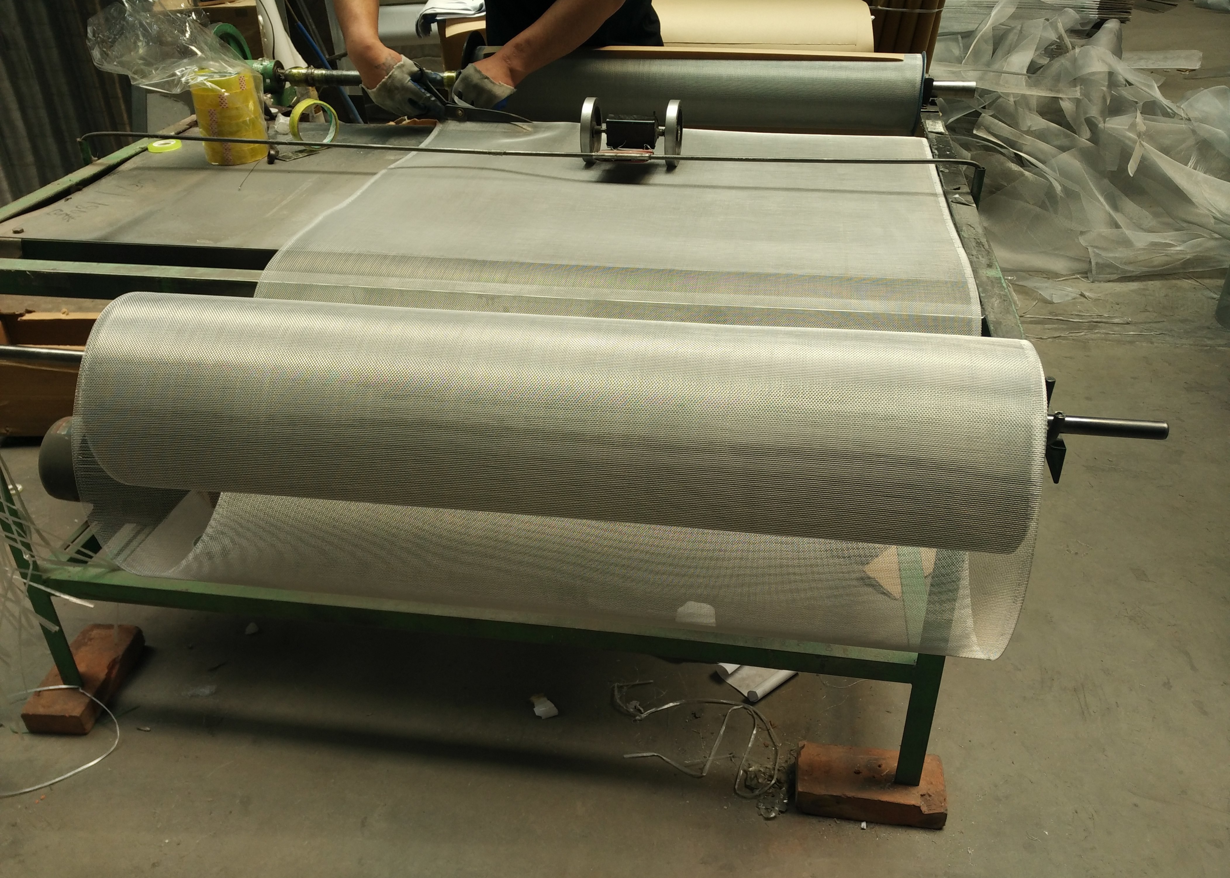 Fine Aluminium Wire Mesh Roll 14X14 0.15mm Diameter PVC Coating