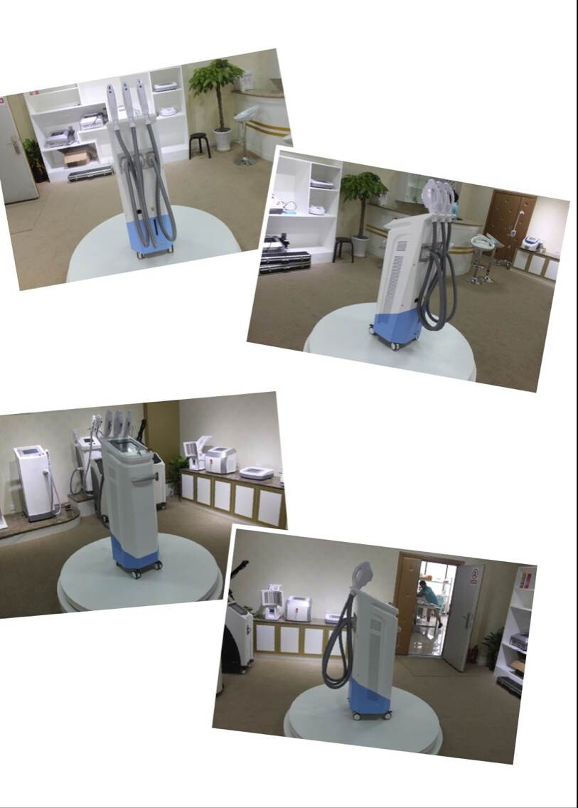 2019 new launched hair removal machine 3 handles ipl professional machine with USA connector