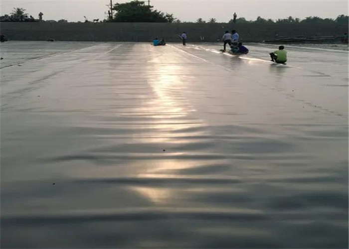 Lake Hdpe Geomembrane Pond Liner Black Color And Smooth Surface