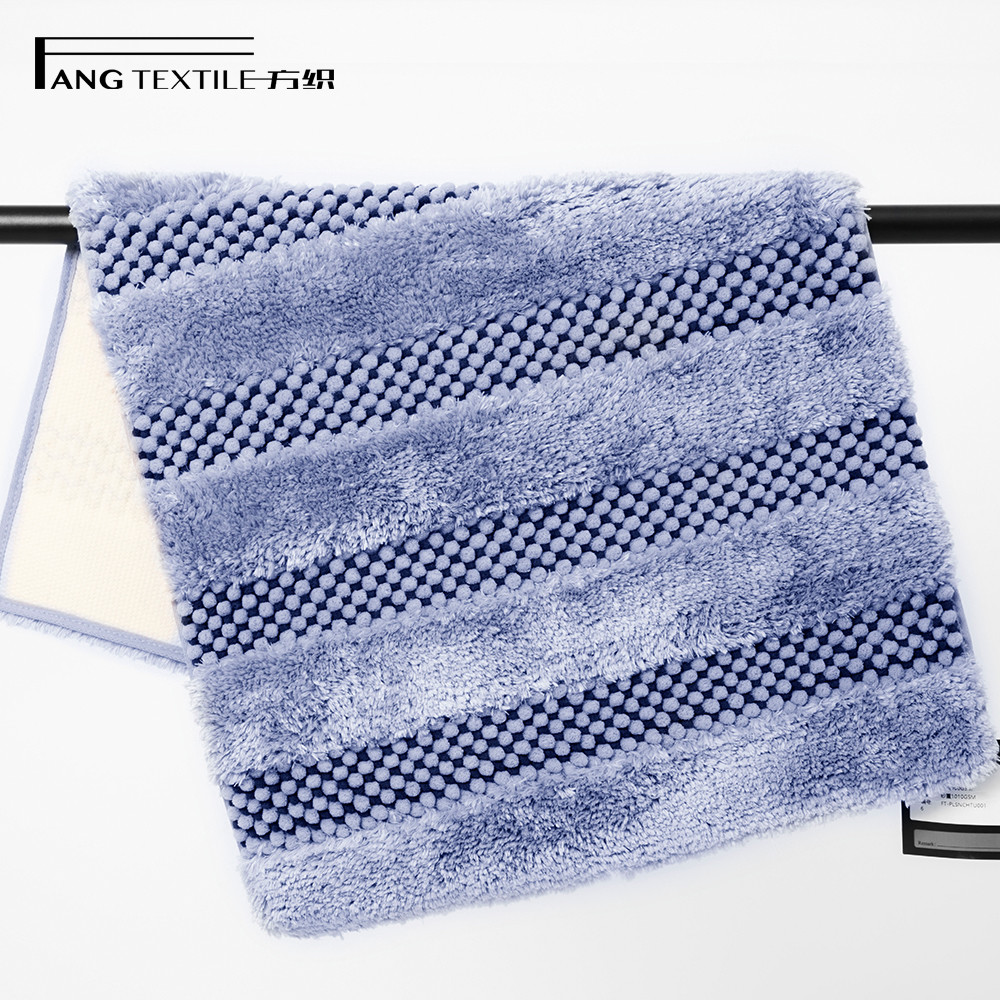 OEM 20x30 Rectangular Microfiber Chenille Bath Mat breathable fabric