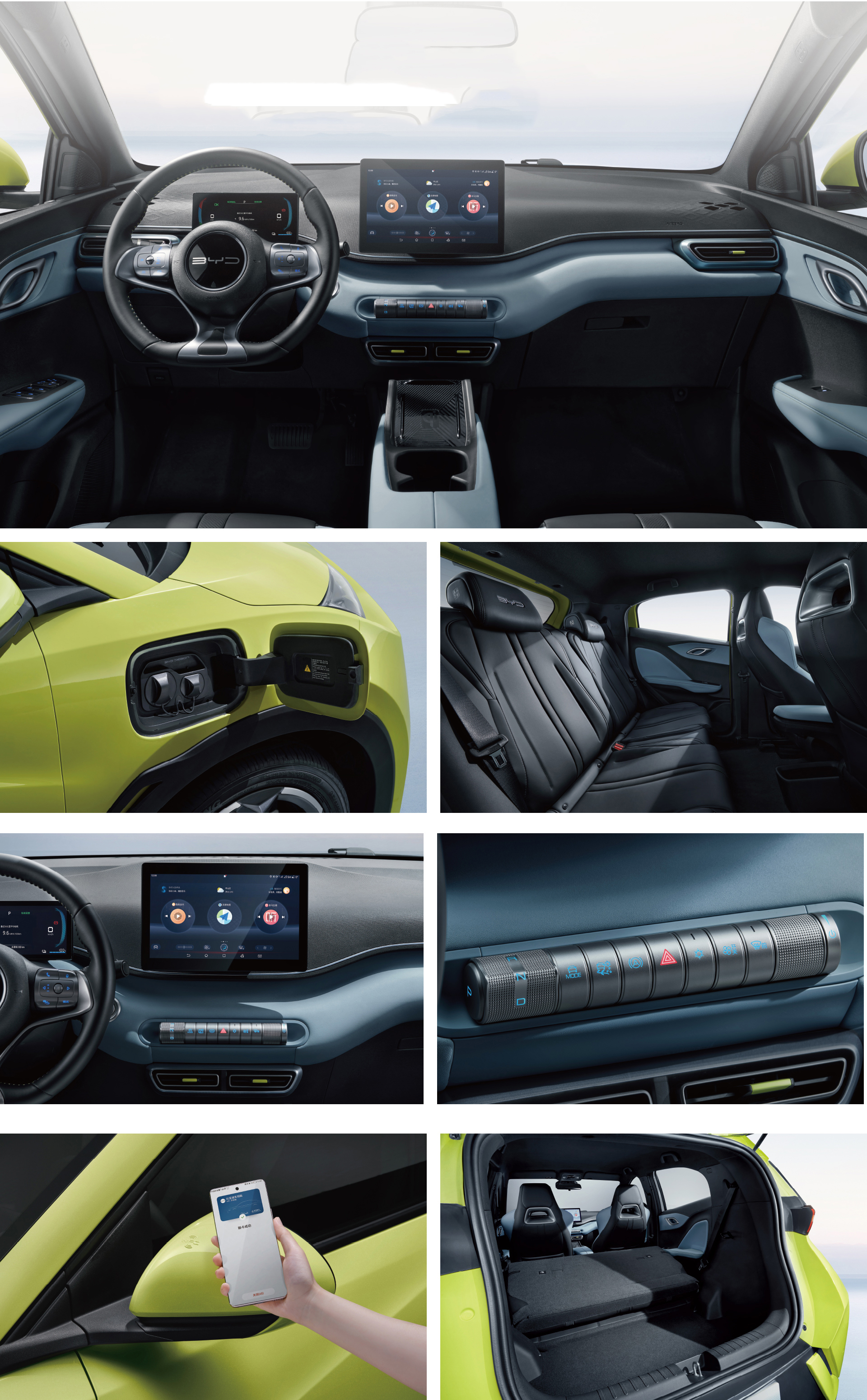 BYD Seagull 2024 405km Flying Version Electric Vehicle with 38.88kWh Battery Capacity and 0.5hrs Fast Charging Time