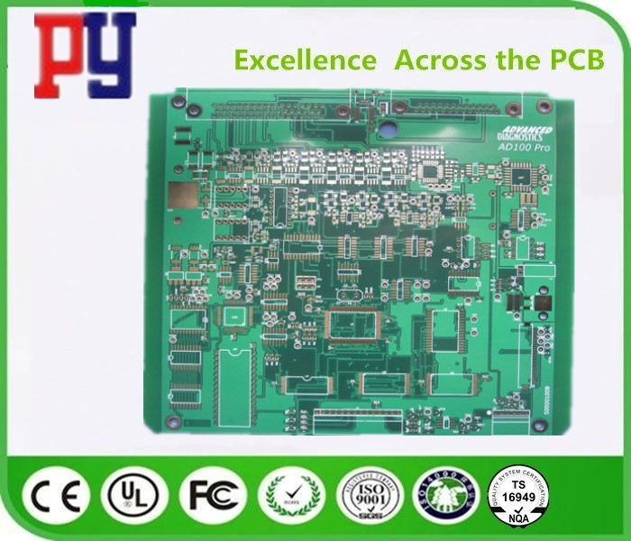 Gold Finger Aluminum Base 2mil Printed Circuit Board Single Sided PCB