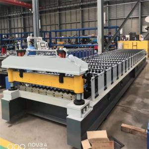 Buy cheap Corrugated Profile Steel Roofing Sheet Roof Tile Making Roll Forming Machine Price product