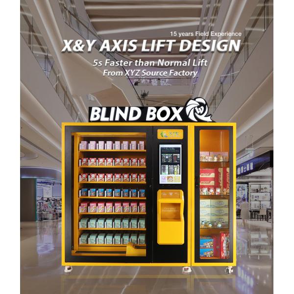 Prizes Exchange Touch Screen with Letter Lighting Lucky Gift Blinds Box Vending Machine
