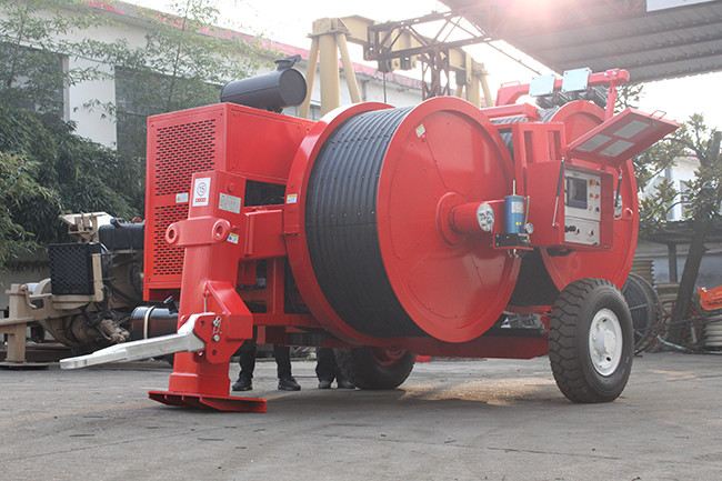 Cummins Engine Puller Tensioner Overhead Line Stringing Equipment
