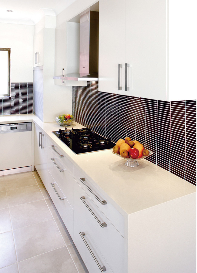 Furniture Stainless Steel Handles , Decoration Stainless Steel Cabinet Pulls 128*320mm