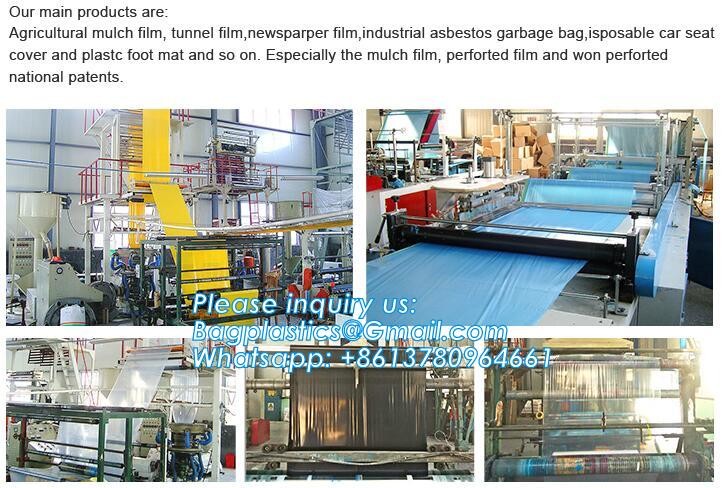 Pe Mulch Film With Holes For Agriculture Perforated Red Plastic Mulch For Peppers Crop Cover For Tomatoes