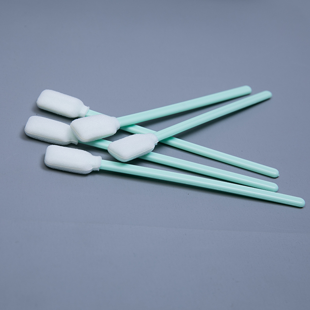 Industrial Solvent Cleaning Swabs Thermally Bonded Foam Head Easy To Use
