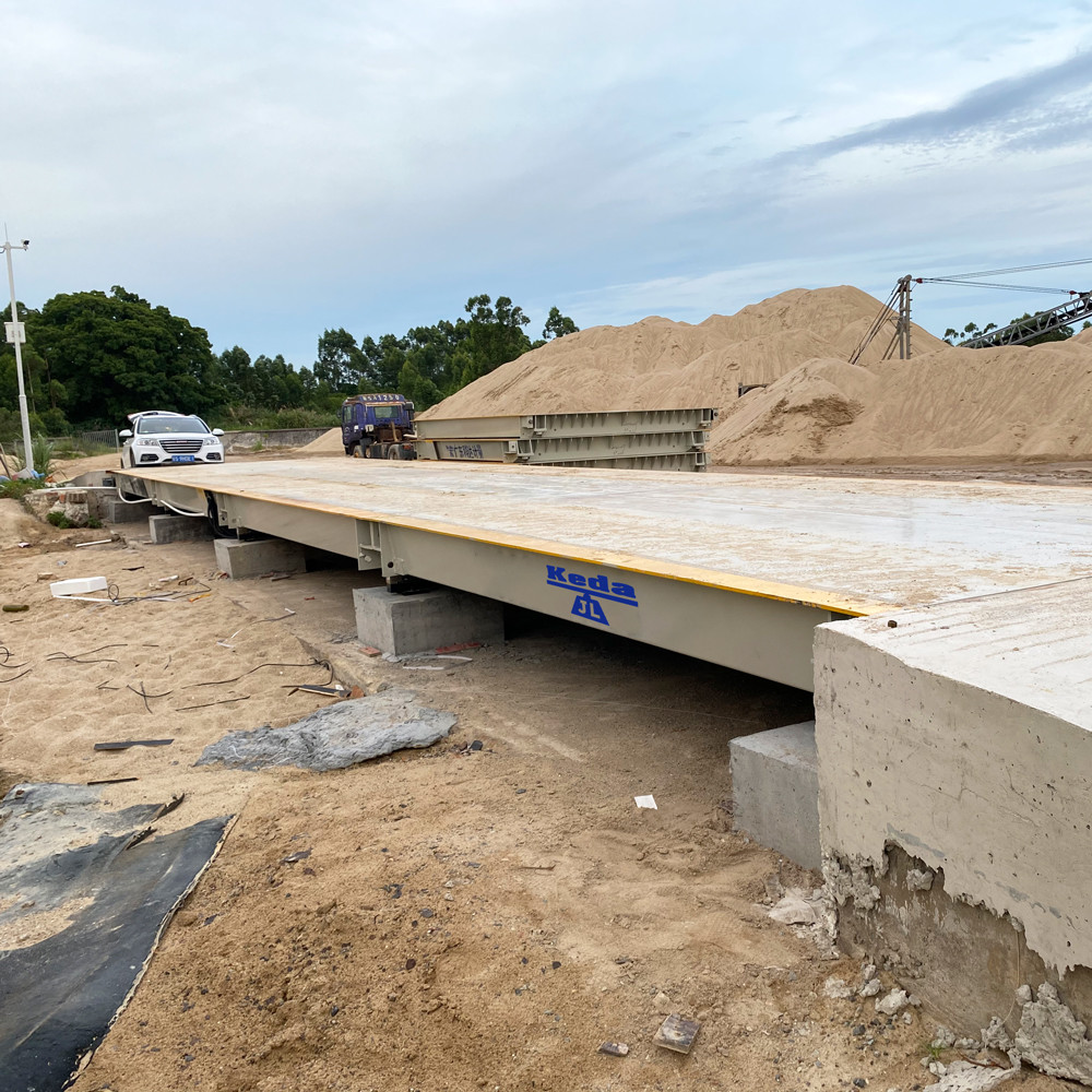 LCD Display 100 Ton Weighbridge Export Truck Scale