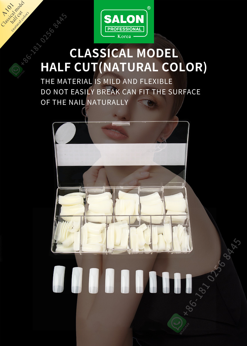 DIY Art Natural Color Full Cover False Nails For Nail Extension 500pcs/Box