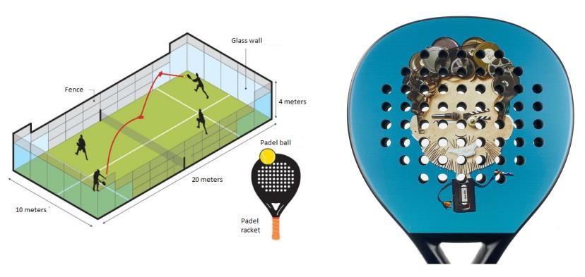 Custom Beach Paddle Ball Racket Oem Blue Padel Racket Professional