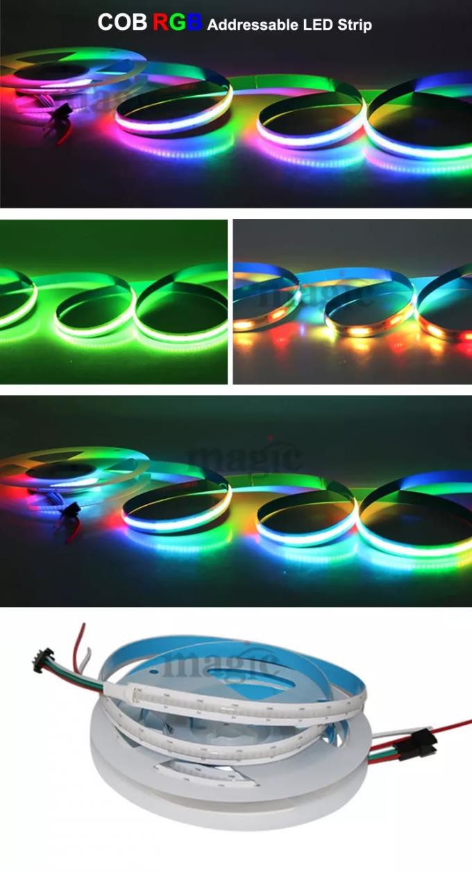 IP67 Dimmable Waterproof Color Changing LED Strip Lights For Commercial